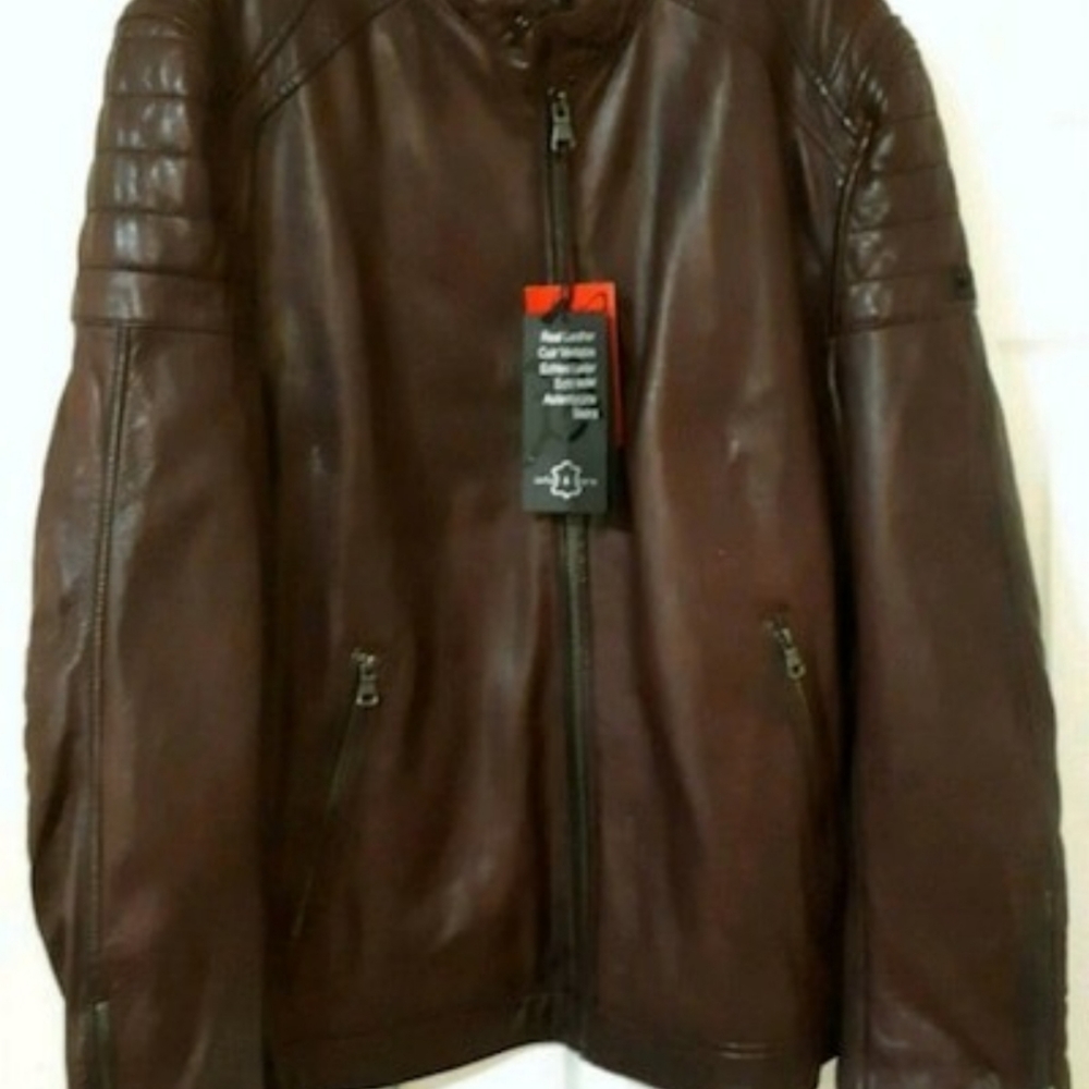 Spanish leather Brown Jacket